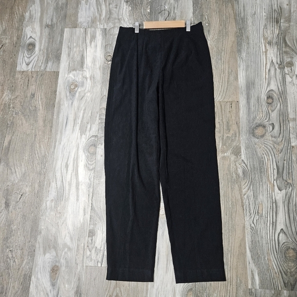 LL Bean faux suade style pants side zip size 8 regular - Picture 1 of 14